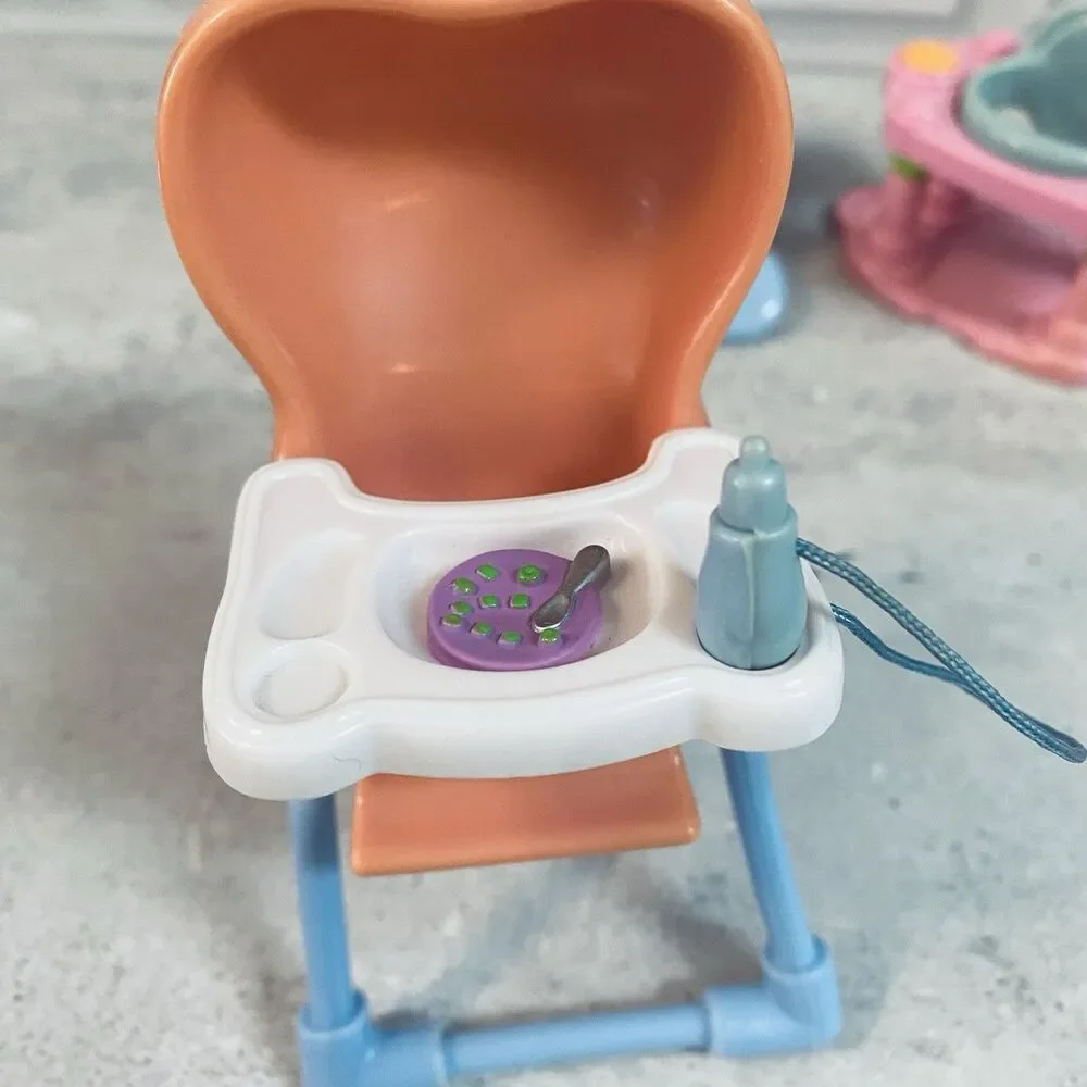 Vintage Fisher Price Loving Family  Baby Exersaucer High Chair Carrier 2003